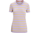 Icebreaker Wave Stripe SS Tee Women Purple Gaze/Summer