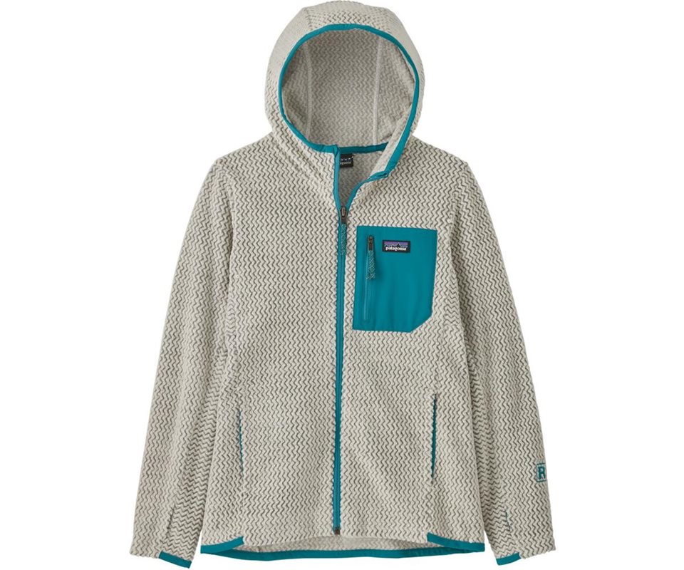 Patagonia R1 Air Full-Zip Hoody Kids Wool White