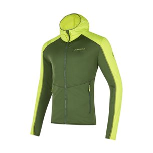 La Sportiva Upendo Hoody Men Forest/Lime Punch