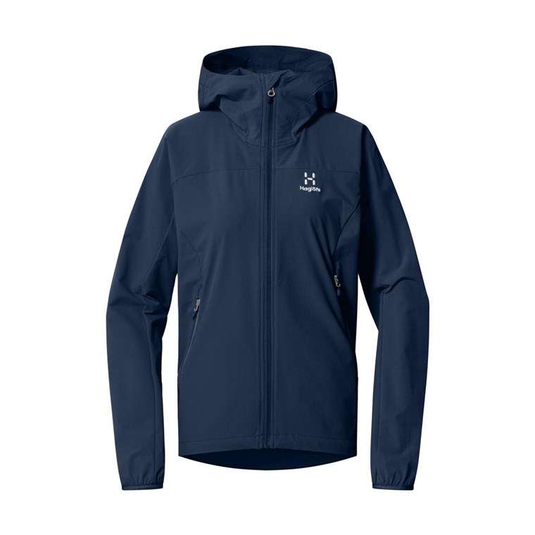 Haglöfs Move Softshell Hood Women Tarn Blue