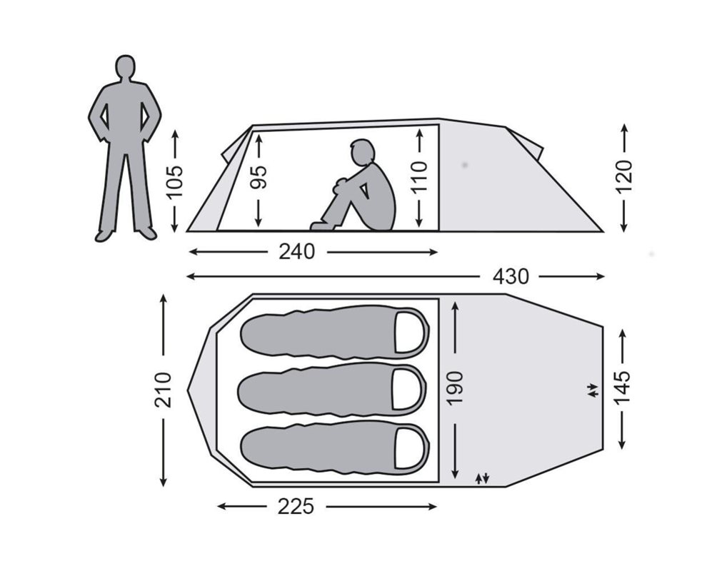 Nordisk Oppland 3 SI Tent