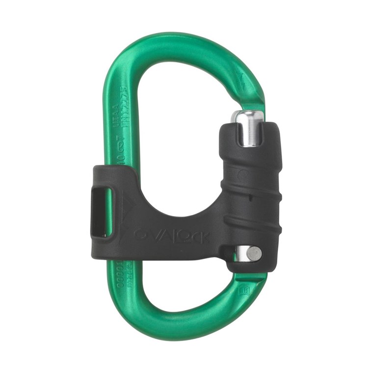 AustriAlpin Ovalock Snapgate Carabiner for safer belaying