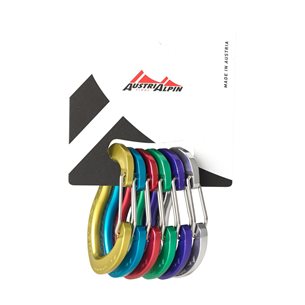 AustriAlpin Micro Friends Wiregate Carabiner Set 6 Pieces