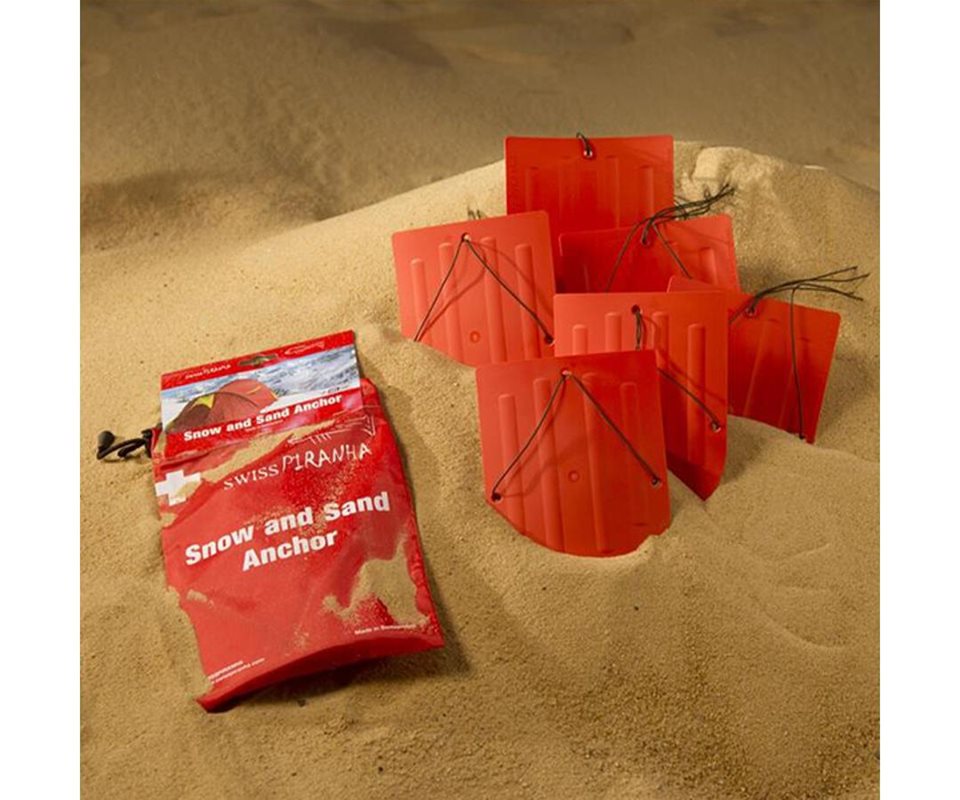 SwissPiranha Snow & Sand Peg 6-Pieces with Säckli Bag