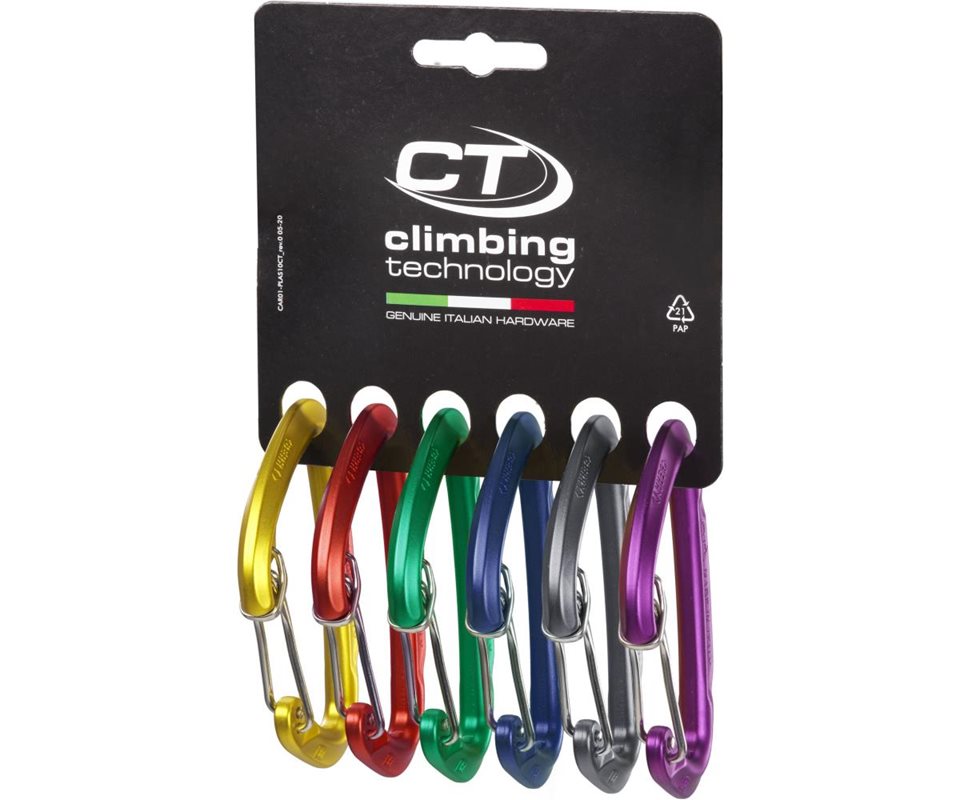 Climbing TechnologyBerry W Carabiner 6-Pack
