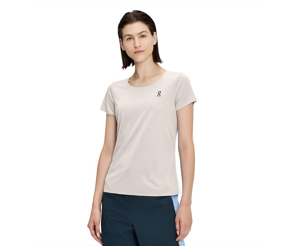 On Performance T-ShirtWomen Pearl/Undyed/White