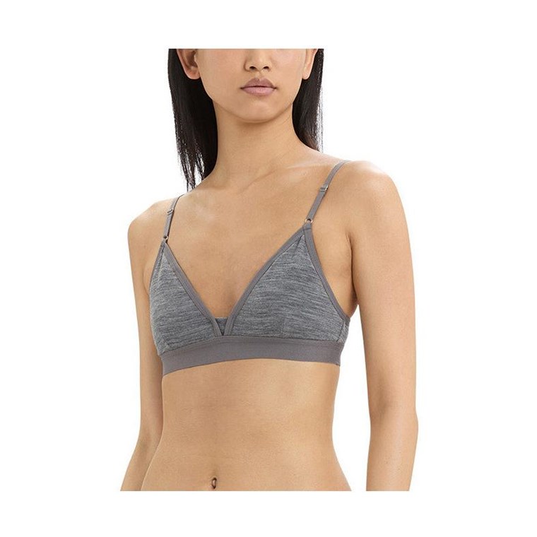 Icebreaker Siren Bra Women Gritstone Heather