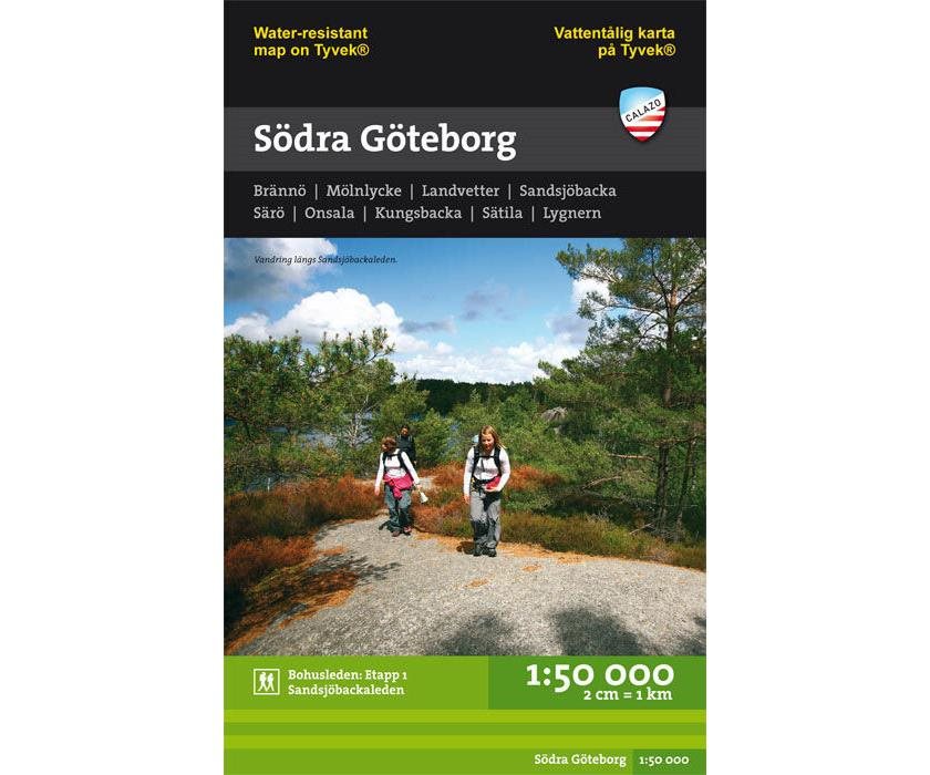 Calazo Terrängkartor: Södra Göteborg 1:50 000