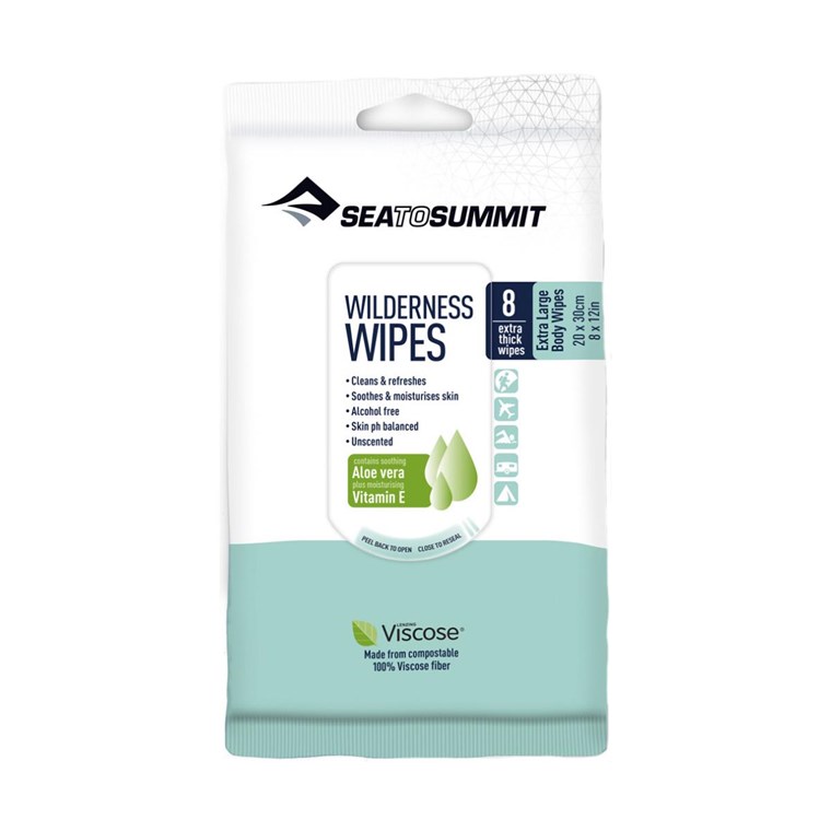 Sea to Summit Wilderness Wipes Extra Large 8 Pieces