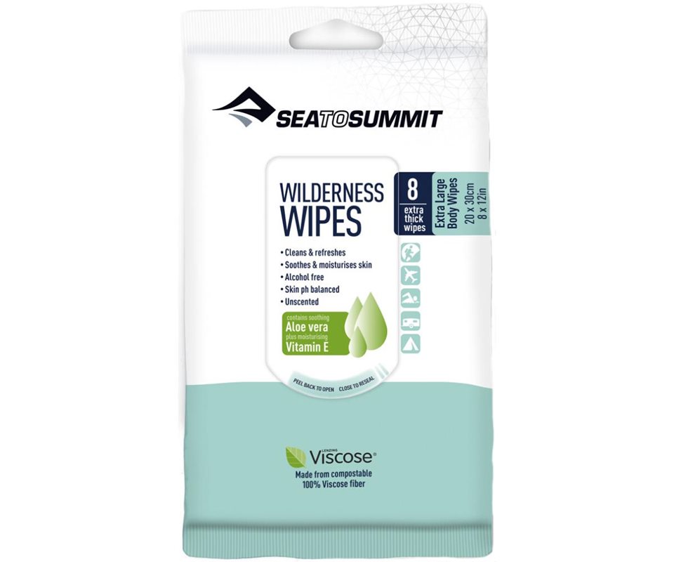 Sea to Summit Wilderness Wipes Extra Large 8 Pieces