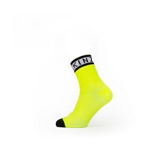Sealskinz Waterproof Warm Weather Ankle Socks with Hydrostop Neon Yellow/Black/White
