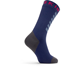 Sealskinz Waterproof Warm Weather Mid Socks withHydrostop Navy Blue/Grey/Red