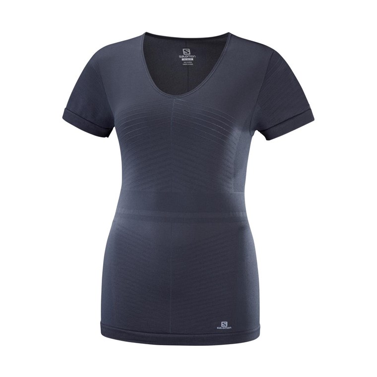 Salomon Elevate Move'On SS Tee Women Graphite