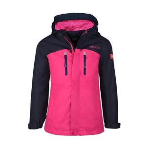 TROLLKIDS Nusfjord Jacket Girls Navy/Magenta