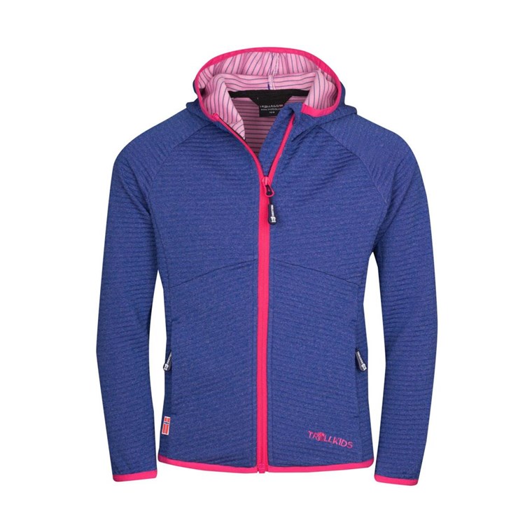TROLLKIDS Sogndal Jacket Girls Navy/Magenta