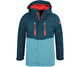 TROLLKIDS Nusfjord Jacket Kids Petrol/Dolphin Blue/Spicy Red