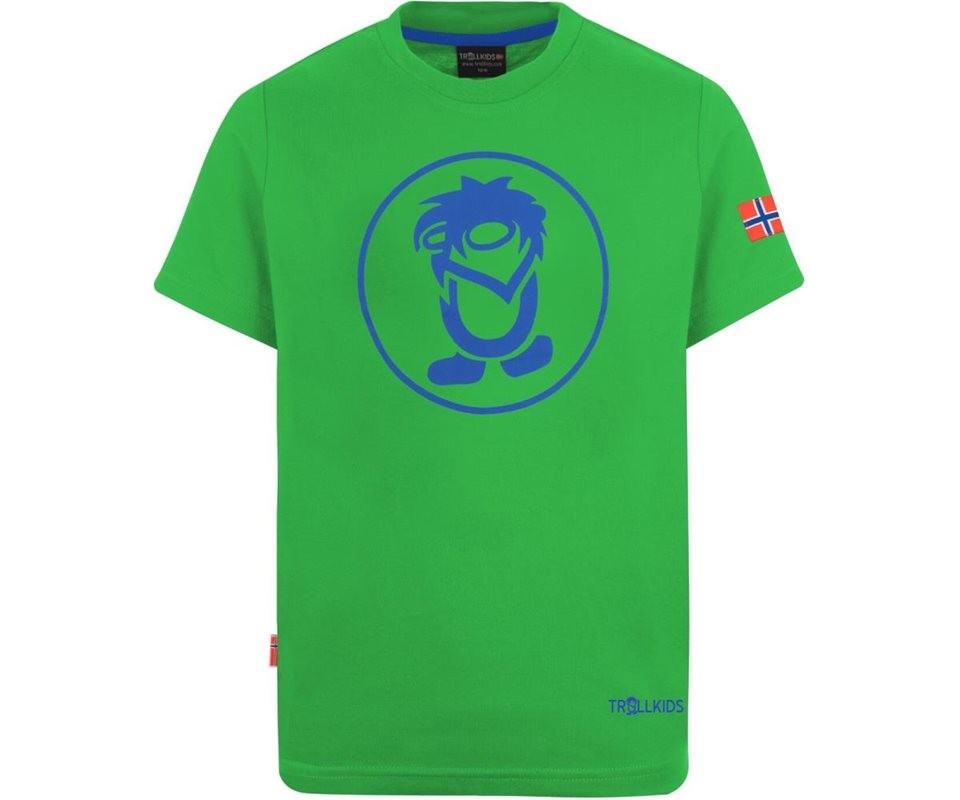 TROLLKIDS Troll T-Shirt Kids Bright Green/Blue
