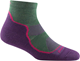 Darn Tough Light Hiker 1/4 Lightweight Cushion Socks Women Moss