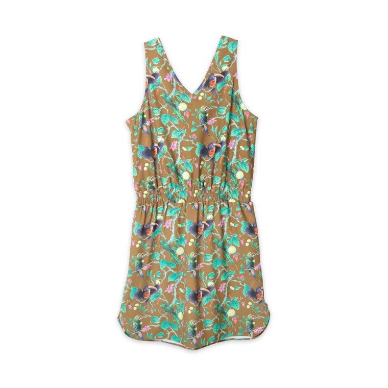 KAVU Ensenada Dress Women Rainforest Verde