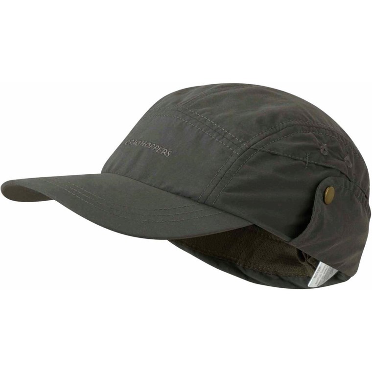 Craghoppers NosiLife Desert Hat Kids Dark Khaki