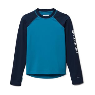 Columbia Sandy Shores LS Sunguard Shirt Kids Deep Marine/Collegiate Navy