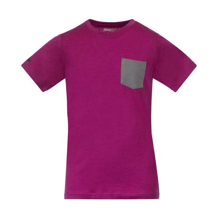 Bergans Myskeool Tee Youth Fandango Purple