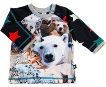 Molo T-shirt, Elton Snow animals