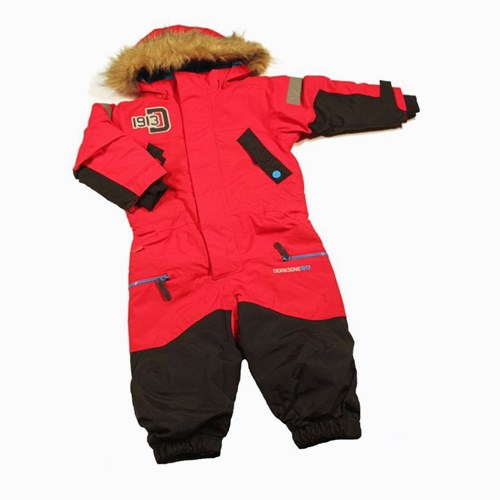 Didriksons Overall, Bridger kids coverall Red