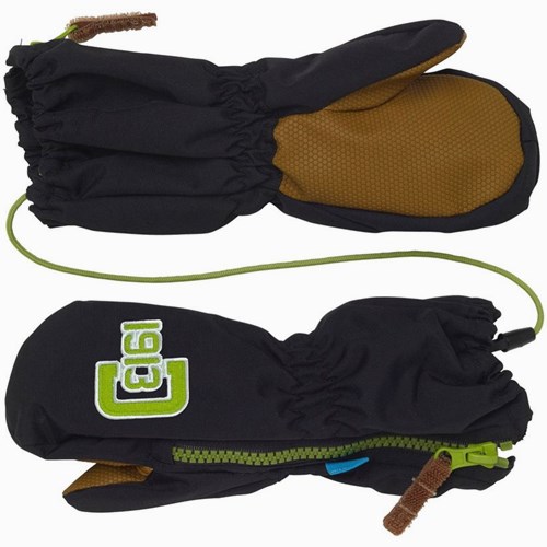 Didriksons Vantar, Biggles zip mittens Black