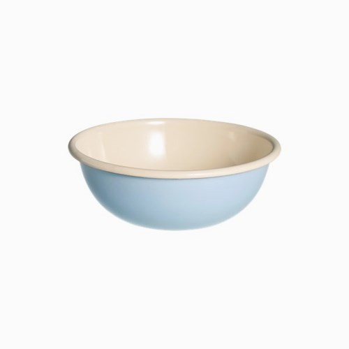 Lavendelblå emaljskål 18 cm di