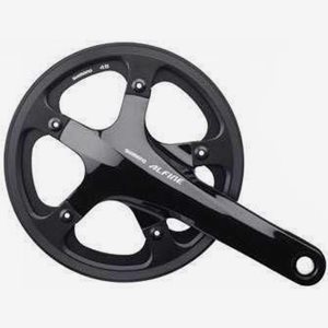 Shimano Vevparti 9-Vxl Singel 170mm Svart
