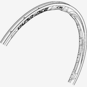 Shimano Fälg Wh-9000-C35-Cl Bak Svart