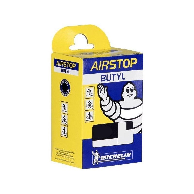 Michelin CykelslangAirstop tube 32/42-559 Bilventil 34 mm Svart