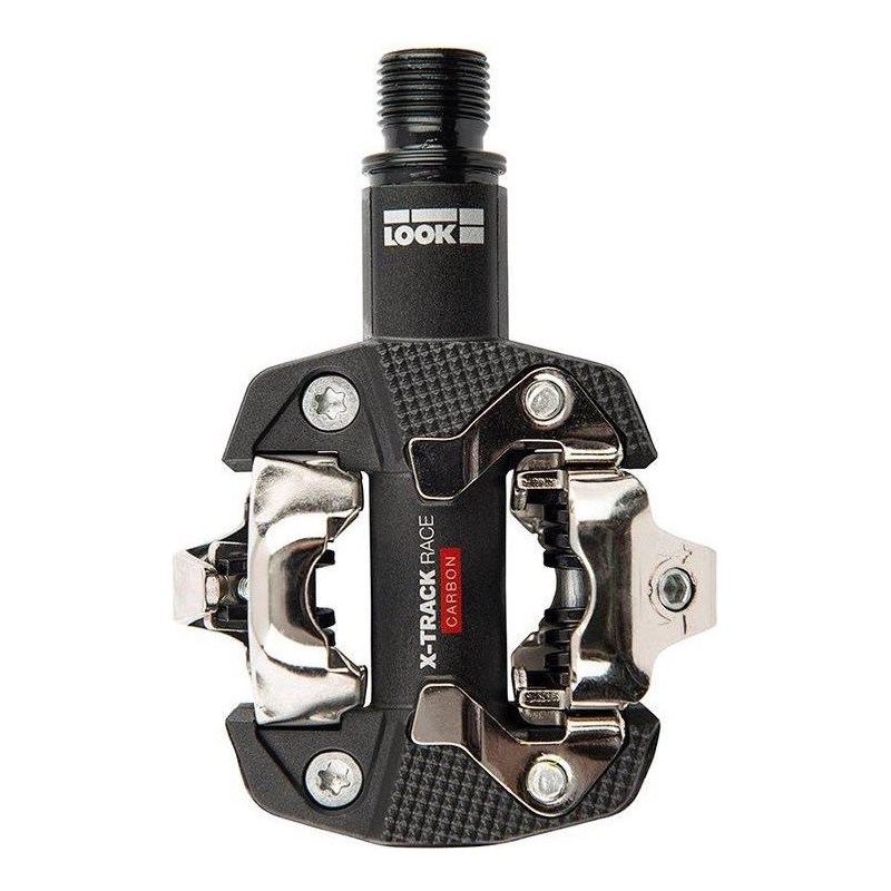 Look Pedaler X-Track Race Carbon Svart