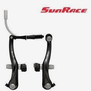 Sunrace Fälgbroms Fram Aluminium 110mm Svart