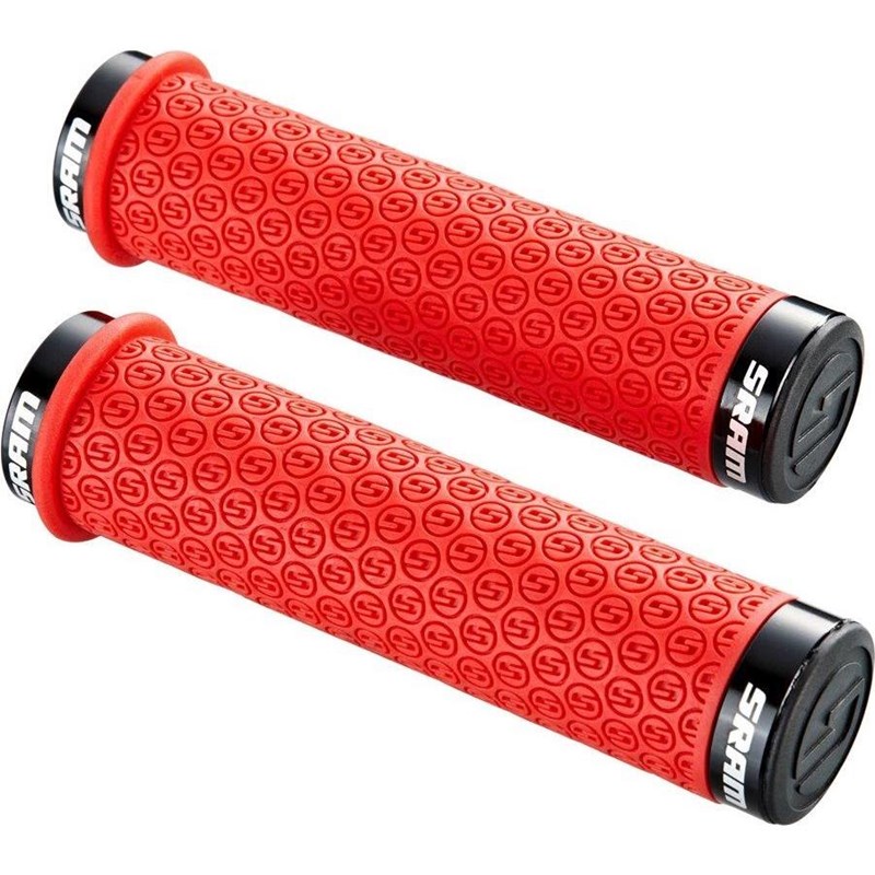Sram Lock-On Dh Silicone Locking Grips Röd