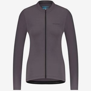 Shimano Cykeltröja Dam Element L.s. Jersey Gray Grå