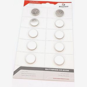 Sigma Lithium Battery 3V Cr2032 10-Pack