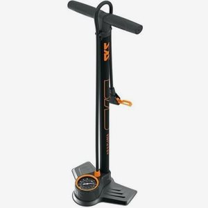 SKS Floor pump Air-X-Plorer 10.0 10 bar/144 psi Svart/Orange