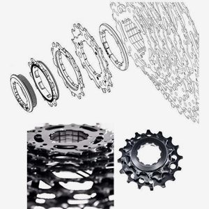 Tektro Utbytesklingor CS-M350 11-13-16Treplacement cogs
