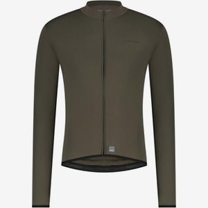 Shimano Cykeltröja Herr Vertex Thermal L.s. Jersey Dark Green