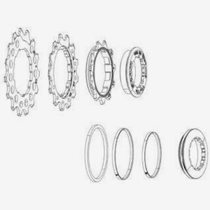 SRAM Kassettdrev PG-1231 Utbytbara drev12 växlar 11T-12T-13T Inkl Lås