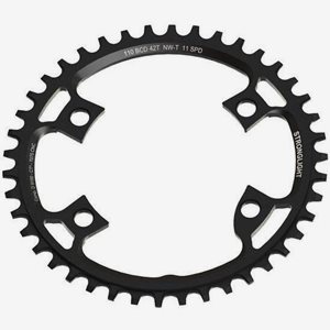 Stronglight Drev ¥110 mm Bcd (Shimano Asymmetric) 11-Speed Fc-9100 Alu