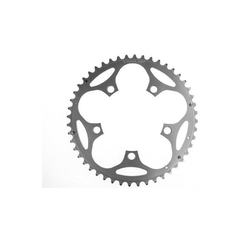 Stronglight Drev ¥110 mm Bcd 2X 9/10-Speed Alu 48 Silver