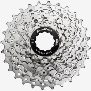 Sunrace Kassett 9-Delad Csr91 Sr/Sh 11-28 Silver