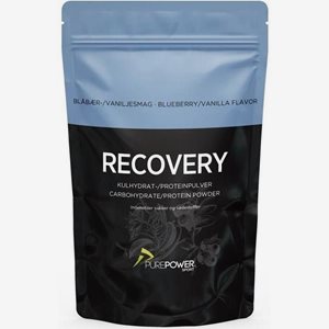 Purepower Recovery Pulver Vanilj/Blåbär400g Vanilla Blueberry