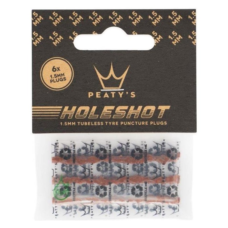 Peaty'S Däckplugg Holeshot Tubeless Puncture Plugger Refill Pack - 6 X
