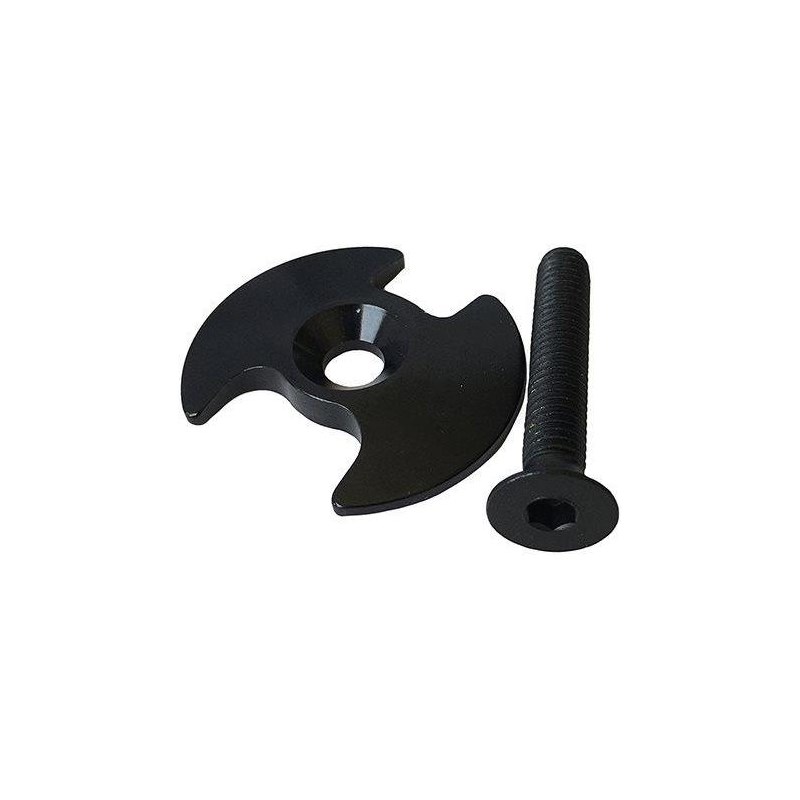 PRO Täcklock Steerer Bolt & Cap Vibe EV, Alloy, 1 Set Svart