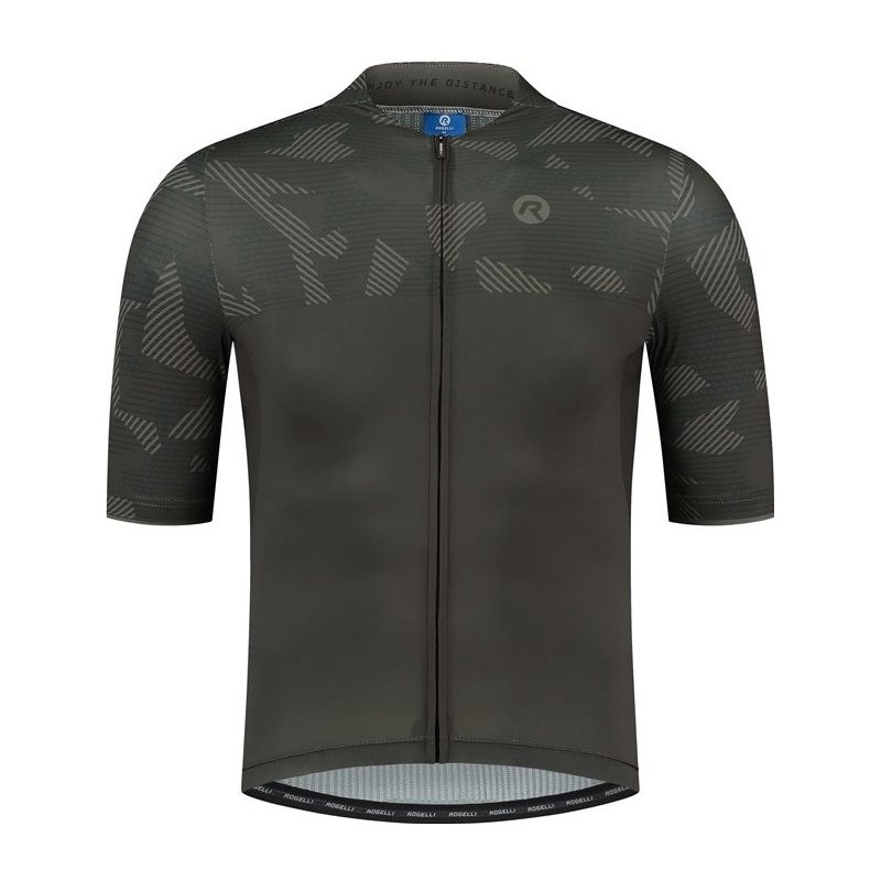 Rogelli Cykeltröja SS Camo Herr Army Green