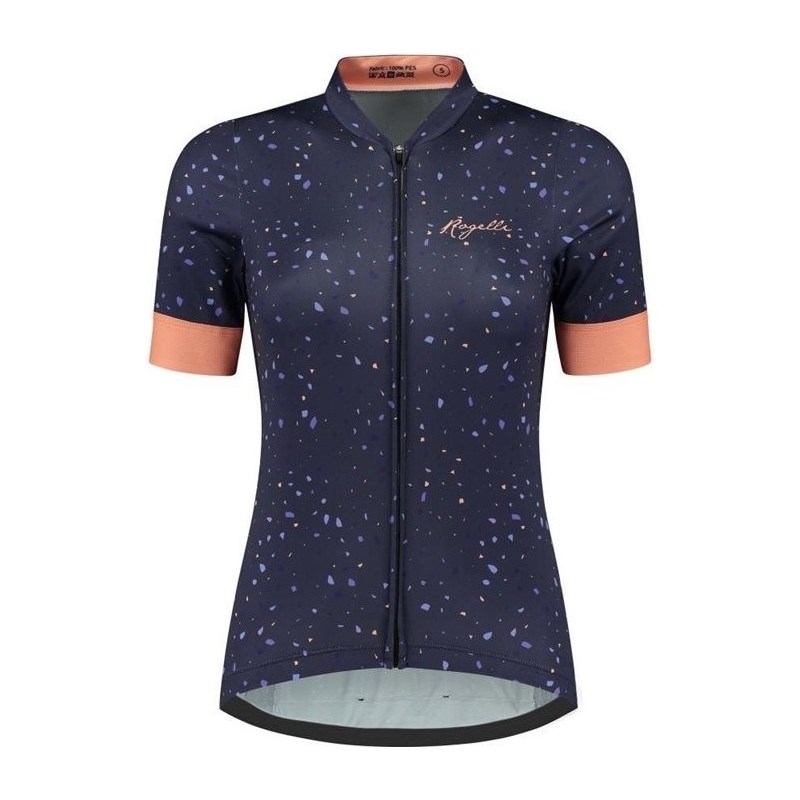 Rogelli Cykeltröja SS Terrazzo Dam Purple/Coral